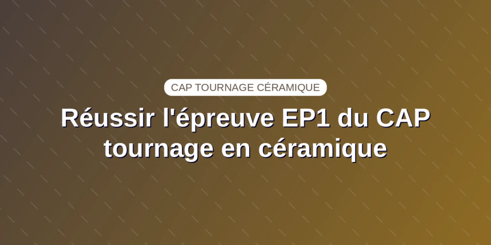 Plan technique côté avec coupe et élévation d'une pièce céramique tournée