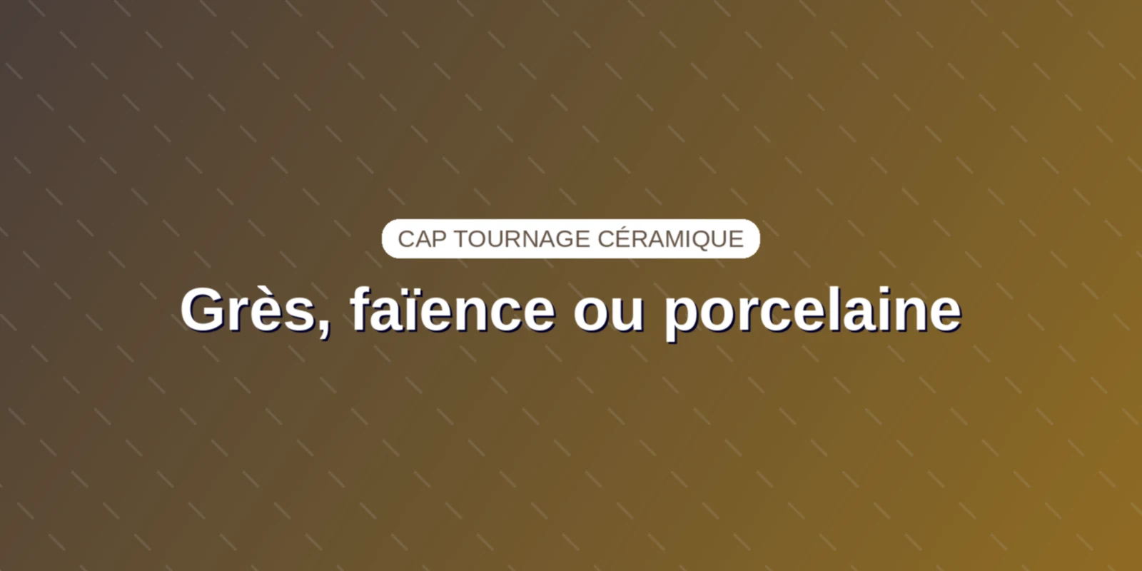 Grès, faïence ou porcelaine : que travailler au CAP céramique ? Comparaison de pièces céramiques tournées en faïence blanche, grès et porcelaine